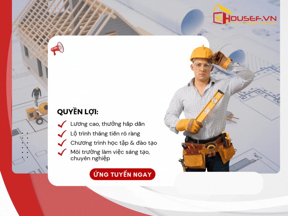Tuyển dụng kỹ thuật công trình (xây dựng – nội thất)