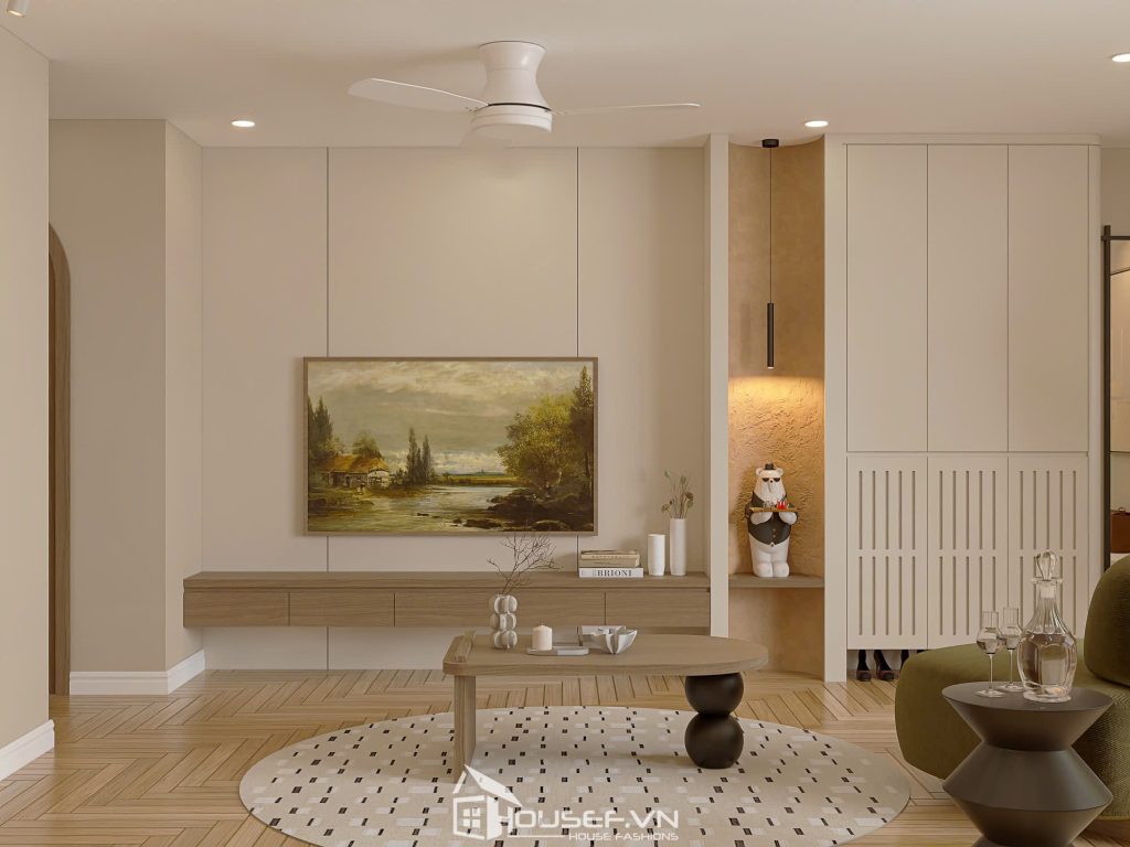 Thiết Kế Thi Công Nội Thất Căn Hộ 1 Phòng Ngủ Wabisabi