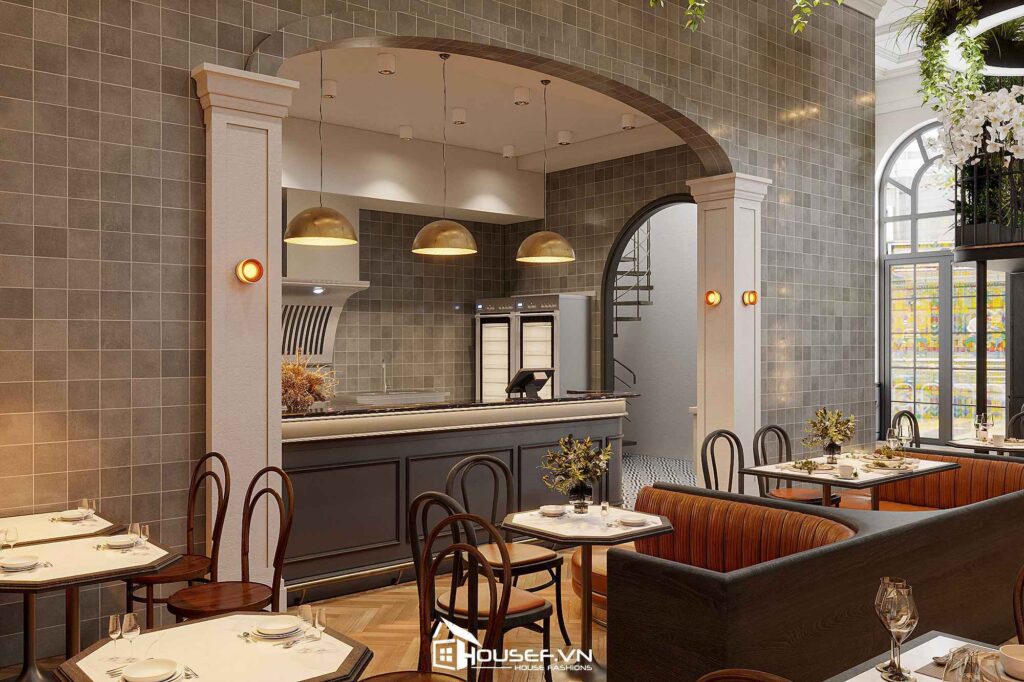 Thiết Kế Thi Công Quán Cà Phê Tân Cổ Điển Madison Cafe