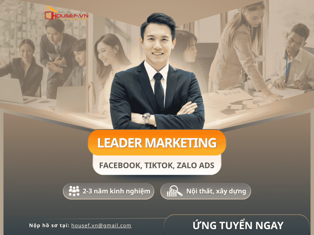 Tuyển Dụng Team Lead Marketing Kiêm Nhân Viên Chạy Ads Social