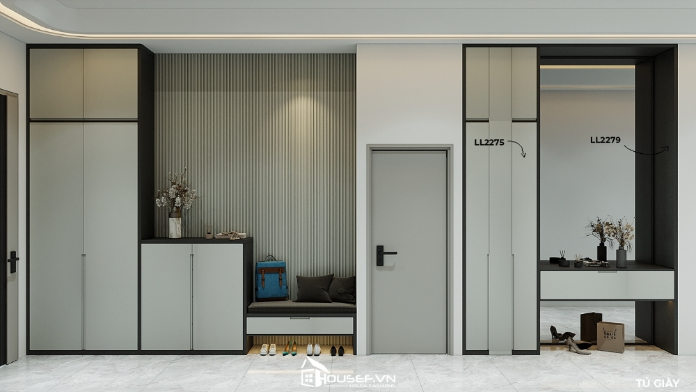 Thiết kế Thi Công Nội Thất Nhà Phố 2 Tầng An Giang