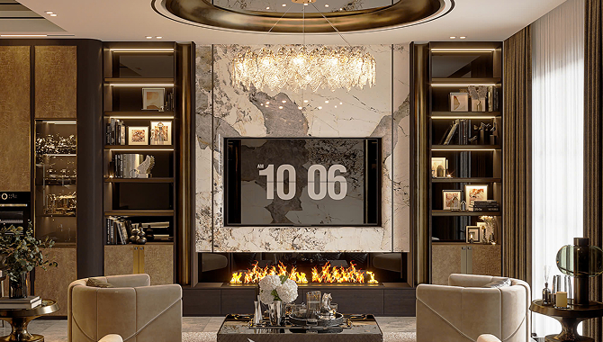 phong cach tan co dien housef