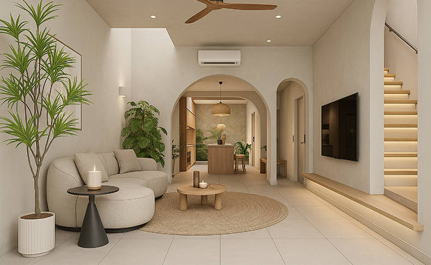 thiet ke noi that phong cach wabi sabi