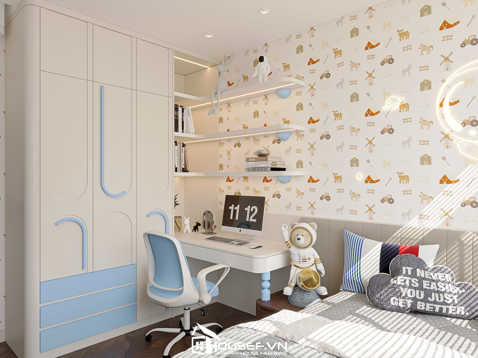 Thiết Kế Thi Công Nội Thất Căn Hộ The Infiniti 2 Phòng Ngủ 79 018