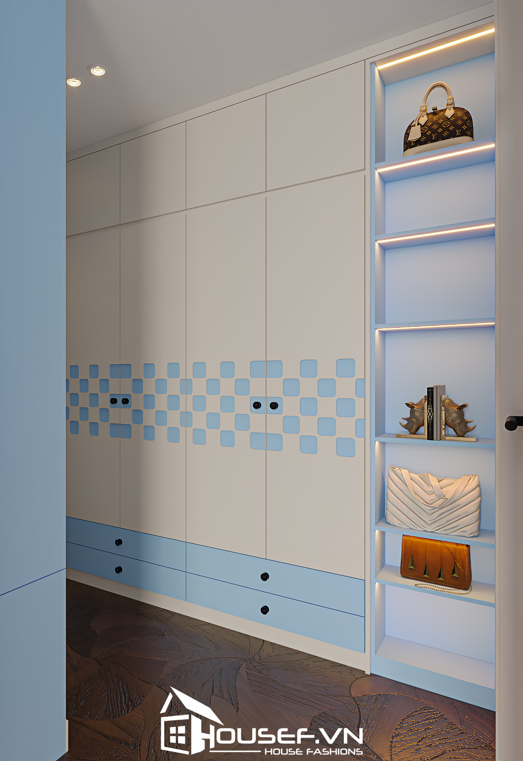 Thiết Kế Thi Công Nội Thất Căn Hộ The Infiniti 2 Phòng Ngủ 68 021