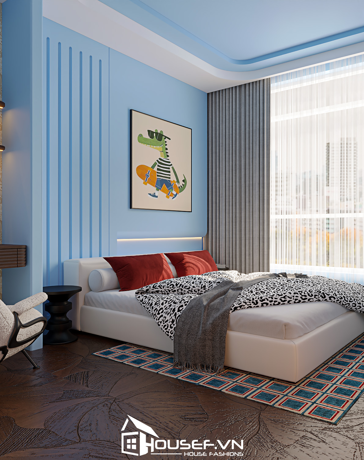 Thiết Kế Thi Công Nội Thất Căn Hộ The Infiniti 2 Phòng Ngủ 70 022