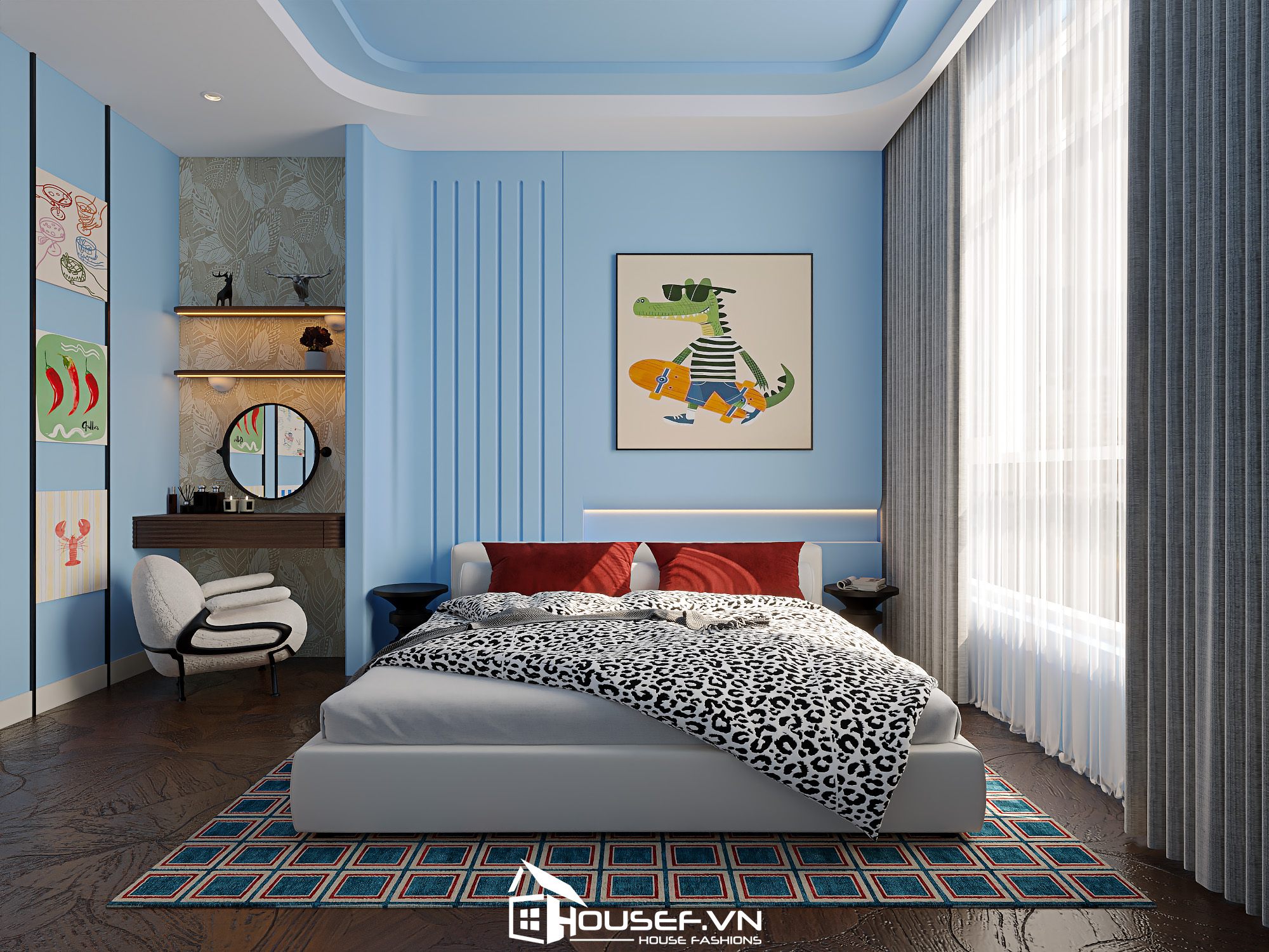 Thiết Kế Thi Công Nội Thất Căn Hộ The Infiniti 2 Phòng Ngủ 71 024