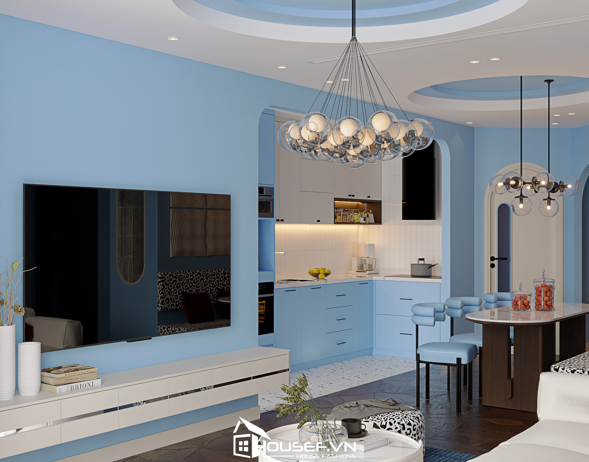 Thiết Kế Thi Công Nội Thất Căn Hộ The Infiniti 2 Phòng Ngủ 63 05