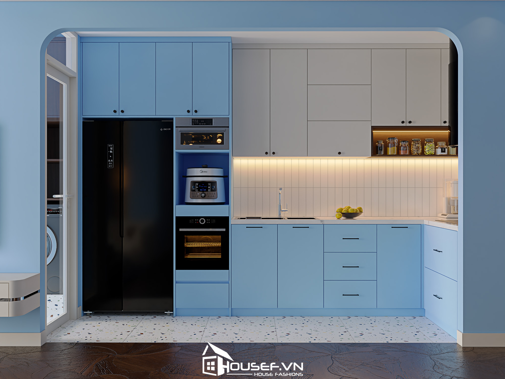 Thiết Kế Thi Công Nội Thất Căn Hộ The Infiniti 2 Phòng Ngủ 62 09