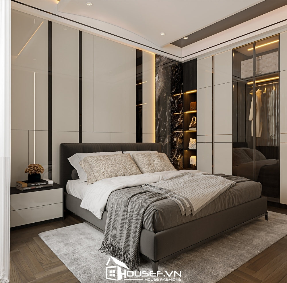 Thiết Kế Thi Công Nội Thất Nhà Phố 1 Tầng Hậu Giang 106 housef haugiang 27