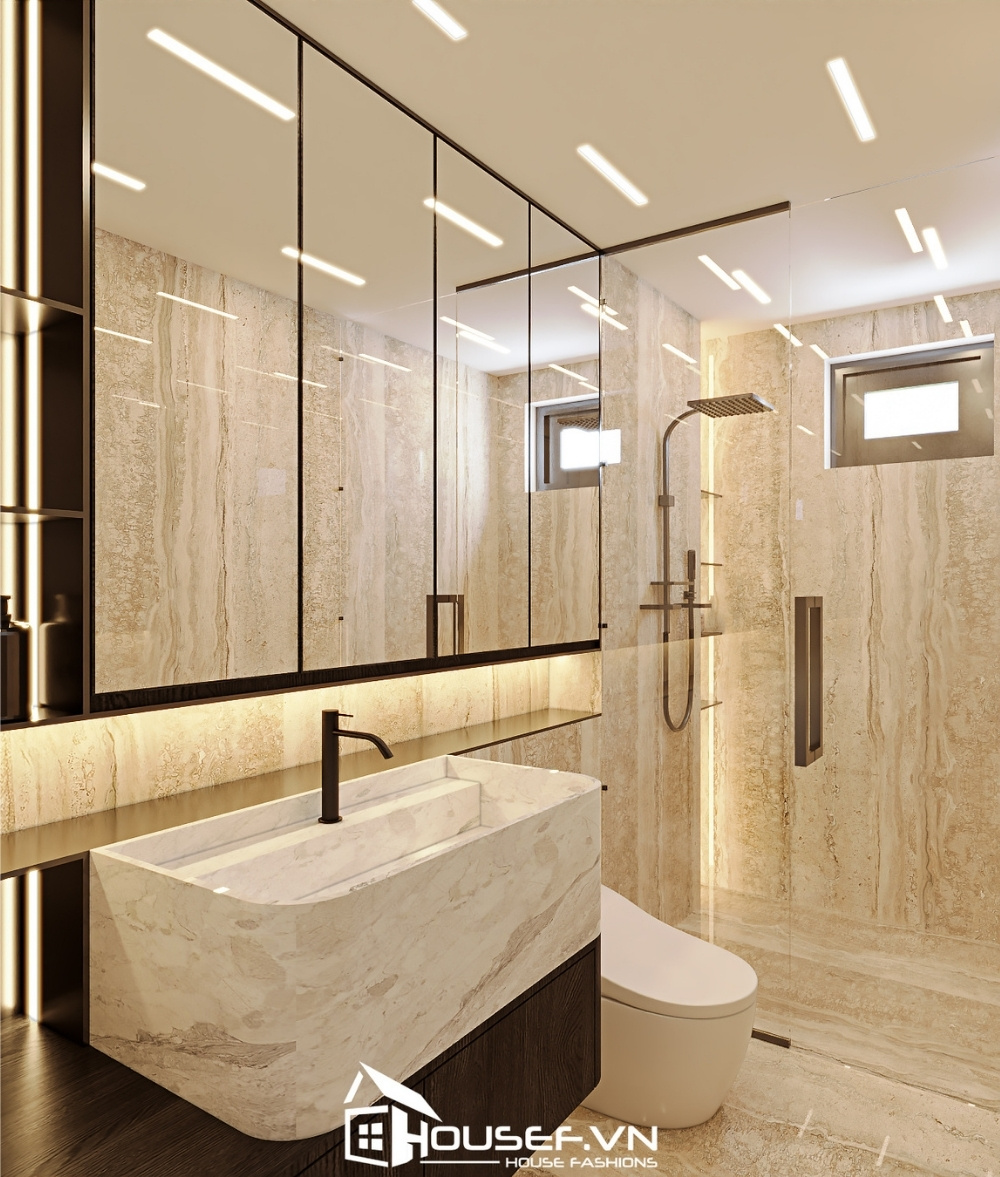 Thiết Kế Thi Công Nội Thất Nhà Phố 1 Tầng Hậu Giang 126 housef haugiang 39