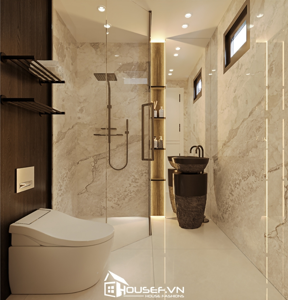 Thiết Kế Thi Công Nội Thất Nhà Phố 1 Tầng Hậu Giang 128 housef haugiang 41