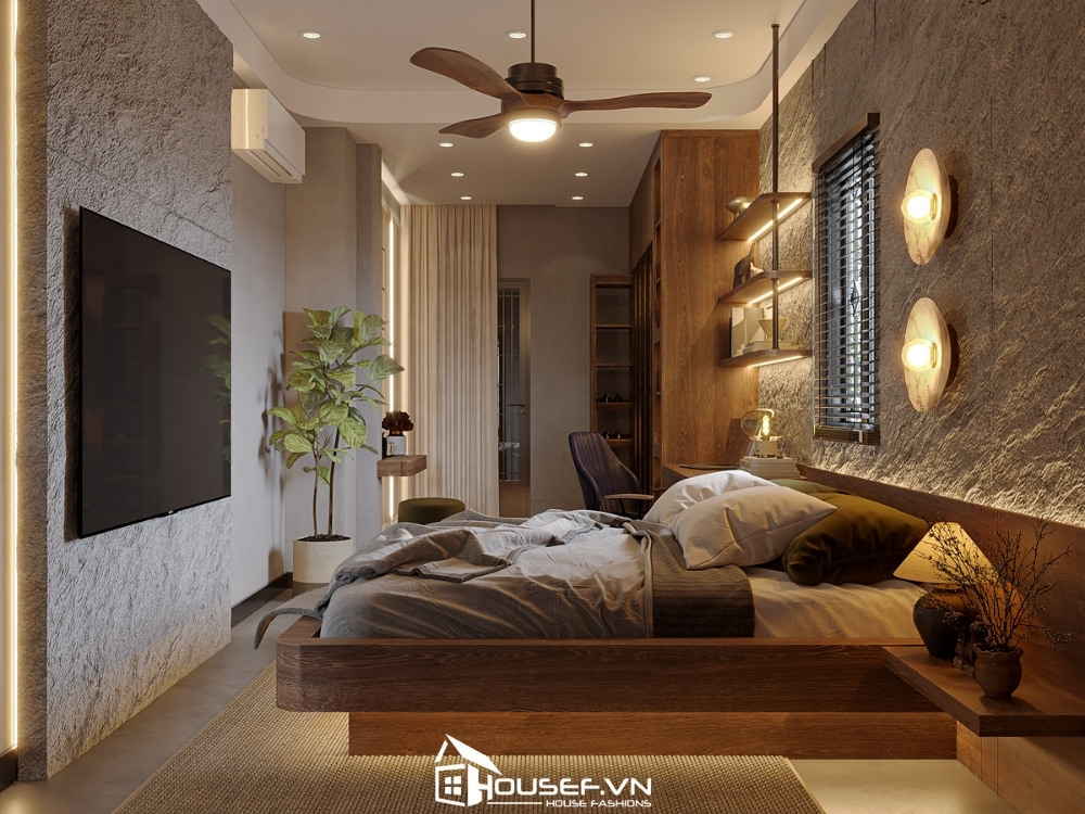 Thiết Kế Thi Công Nội Thất Căn Hộ Rustic 1 Phòng Ngủ 11 housef mrthuan1 10