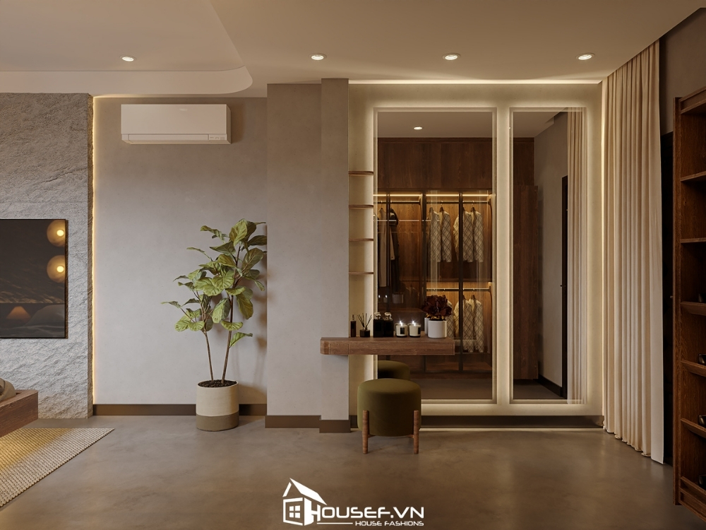 Thiết Kế Thi Công Nội Thất Căn Hộ Rustic 1 Phòng Ngủ 13 housef mrthuan1 12