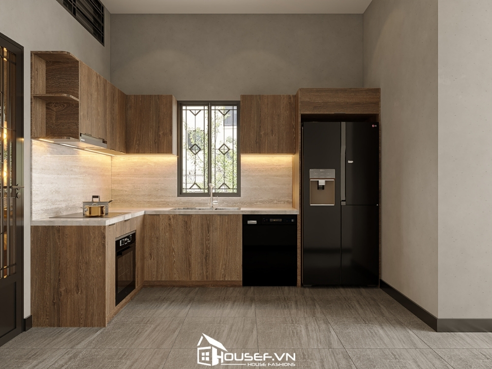 Thiết Kế Thi Công Nội Thất Căn Hộ Rustic 1 Phòng Ngủ 6 housef mrthuan1 14