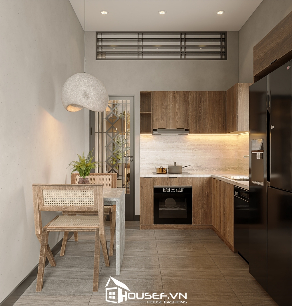 Thiết Kế Thi Công Nội Thất Căn Hộ Rustic 1 Phòng Ngủ 3 housef mrthuan1 5