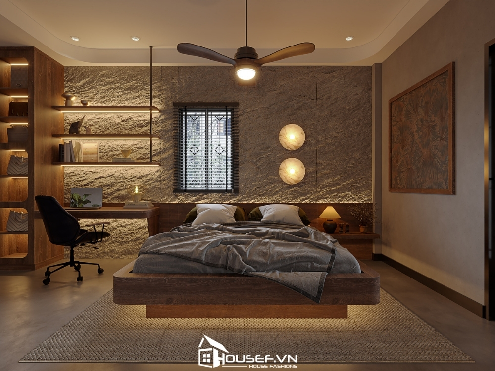 Thiết Kế Thi Công Nội Thất Căn Hộ Rustic 1 Phòng Ngủ 8 housef mrthuan1 7