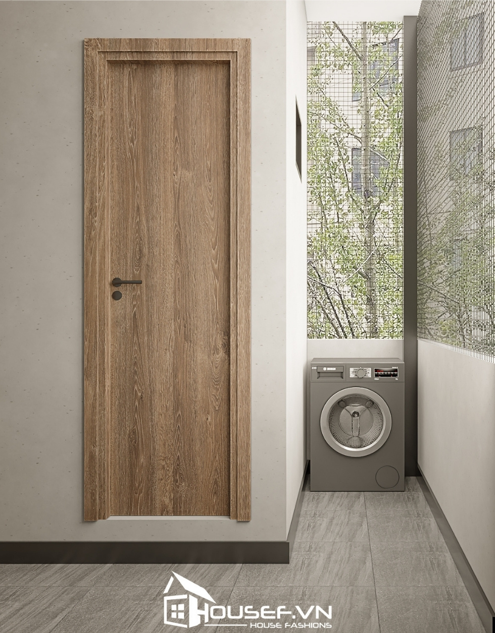 Thiết Kế Thi Công Nội Thất Căn Hộ Rustic 1 Phòng Ngủ 2 housef mrthuan1