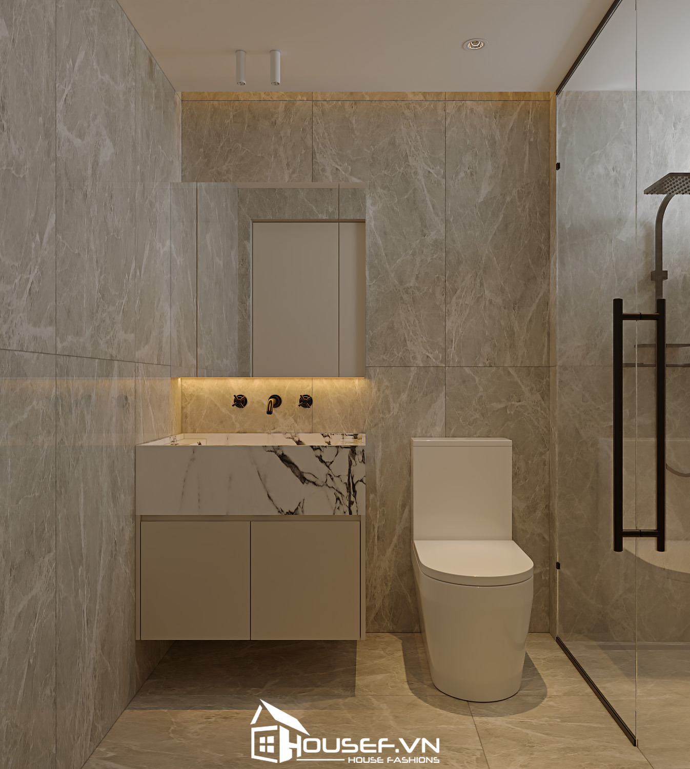 Thiết Kế Thi Công Nội Thất Căn Hộ The Infiniti 3 Phòng Ngủ 29 infinity HF 28