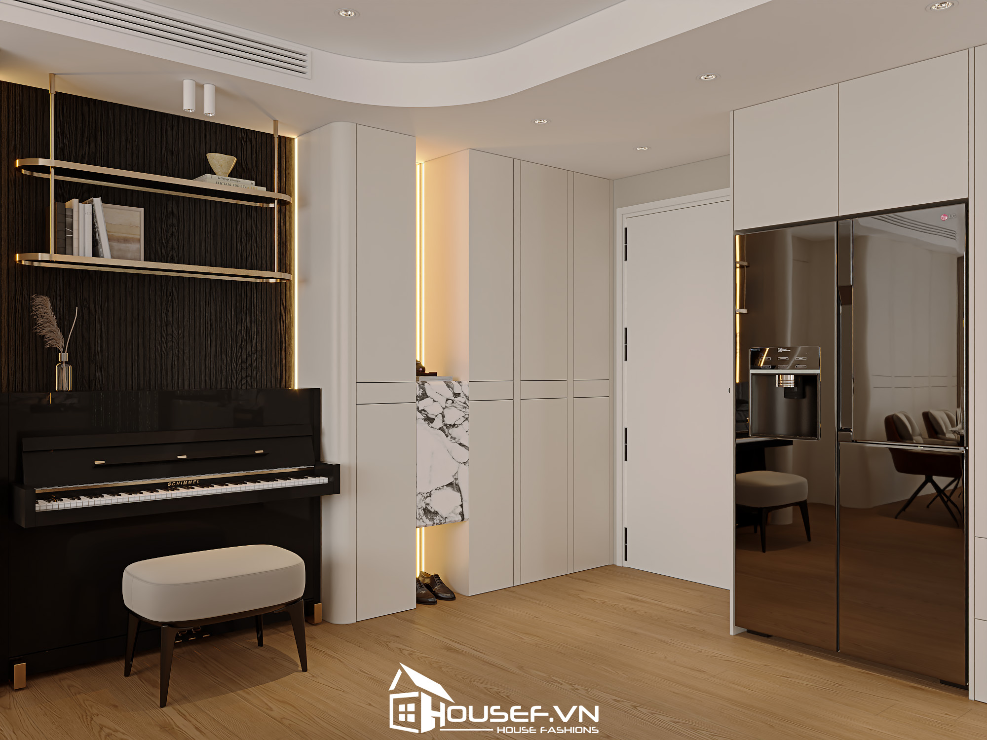 Thiết Kế Thi Công Nội Thất Căn Hộ The Infiniti 3 Phòng Ngủ 5 infinity HF 8