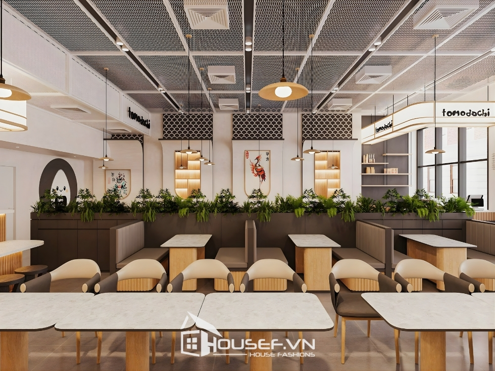 Thiết Kế Thi Công Nội Thất Nhà Hàng Sushi Nhật Bản Tomodachi 32 tomodochi HF 2