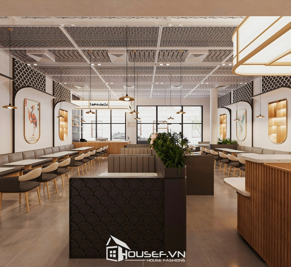 Thiết Kế Thi Công Nội Thất Nhà Hàng Sushi Nhật Bản Tomodachi 33 tomodochi HF 5
