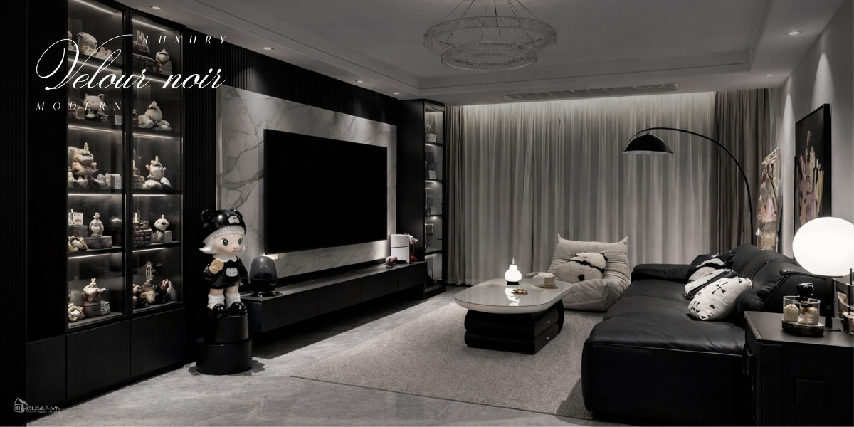 Thiết kế và thi công nội thất tại Velour Noir