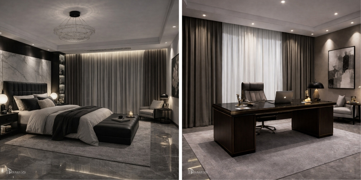 Thiết kế và thi công nội thất tại Velour Noir