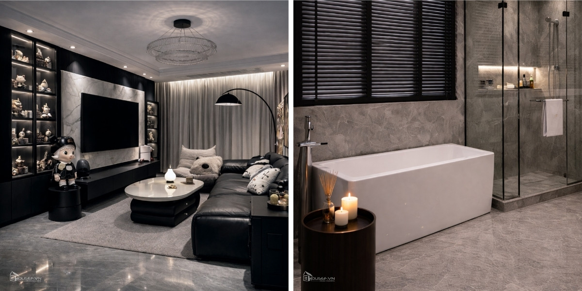 Thiết kế và thi công nội thất tại Velour Noir