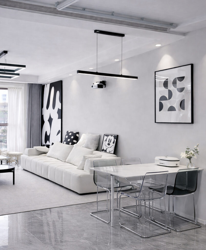 Thiết kế và thi công nội thất tại Serene Space