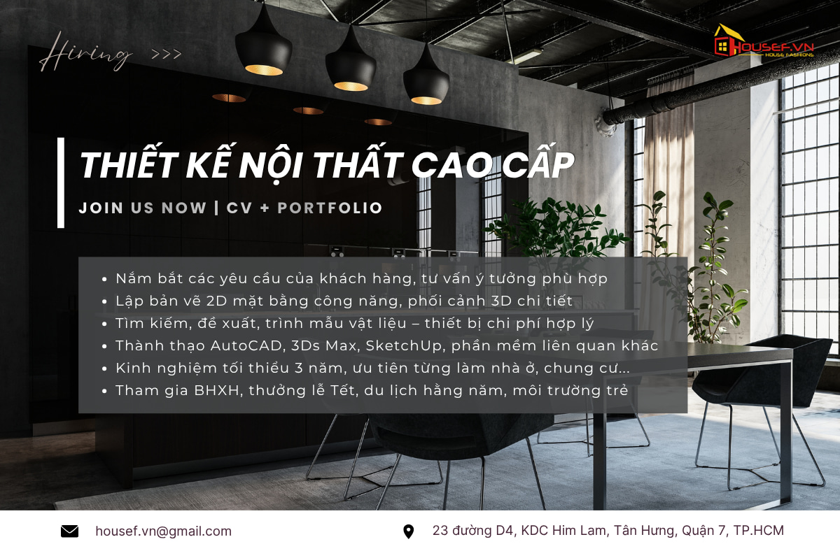 tuyển dụng thiết kế nội thất